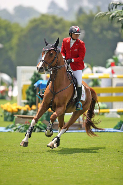 Canadian Showjumping Team at 2015 CSIO 4* Coapexpan FEI Furusiyya Nations' Cup
