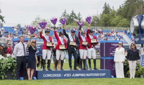 Canadian Show Jumping Team Wins Longines FEI Jumping